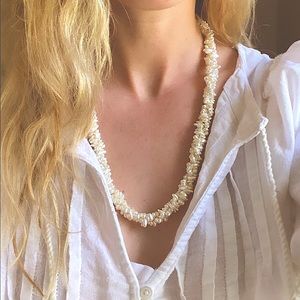 SALE Vintage Freshwater Pearl Wedding or Easter Necklace